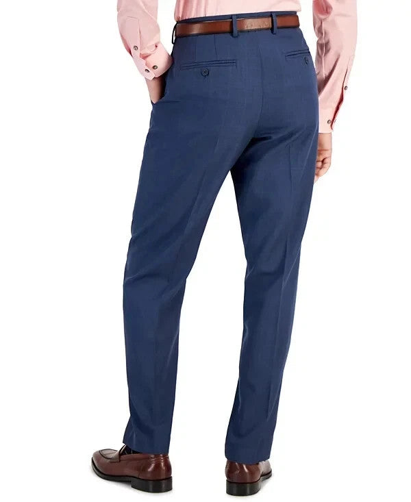 Perry Ellis Portfolio Men's Modern-Fit Stretch Solid Resolution Pants MSRP $95