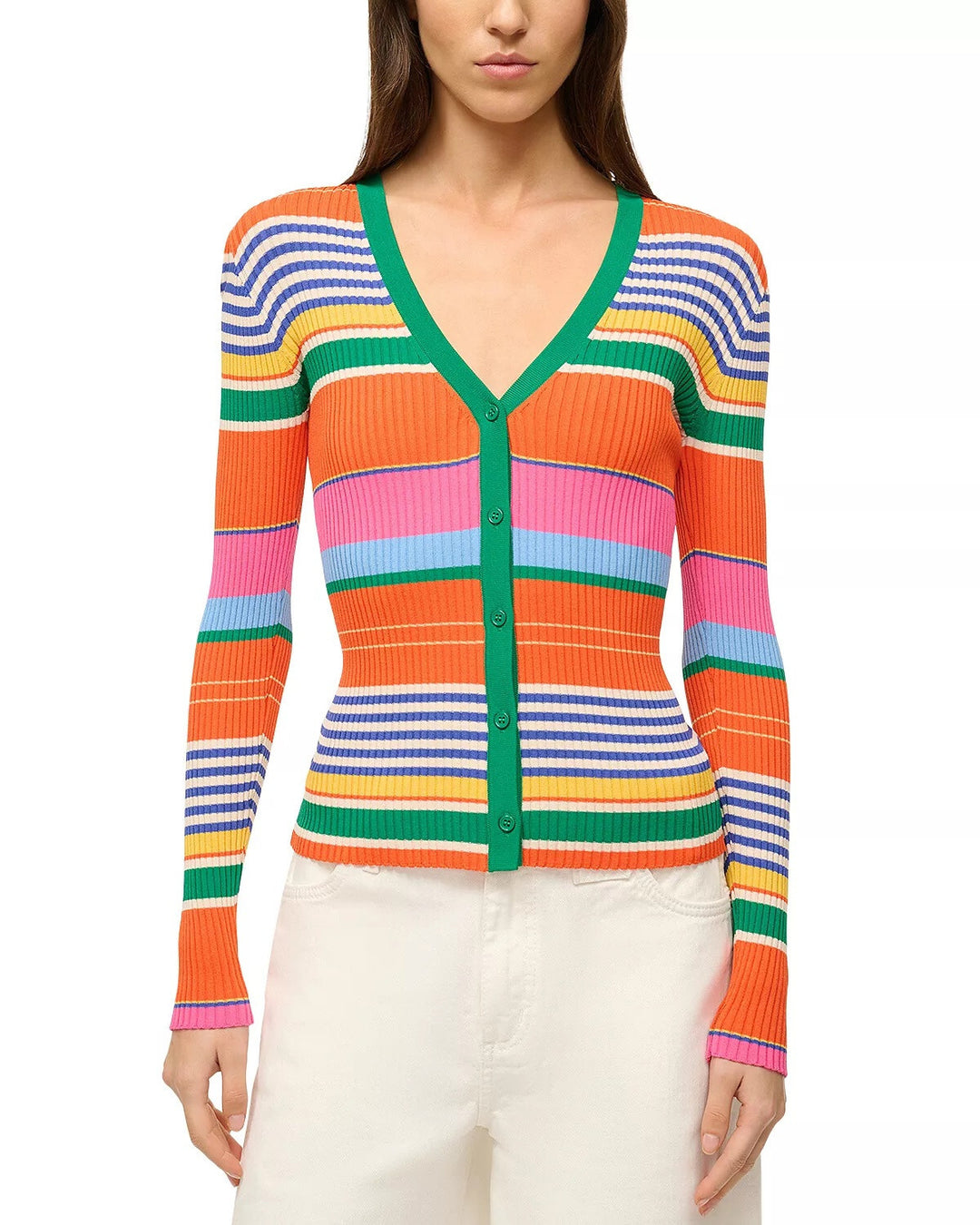 STAUD Cargo Cardigan Sweater MSRP $175