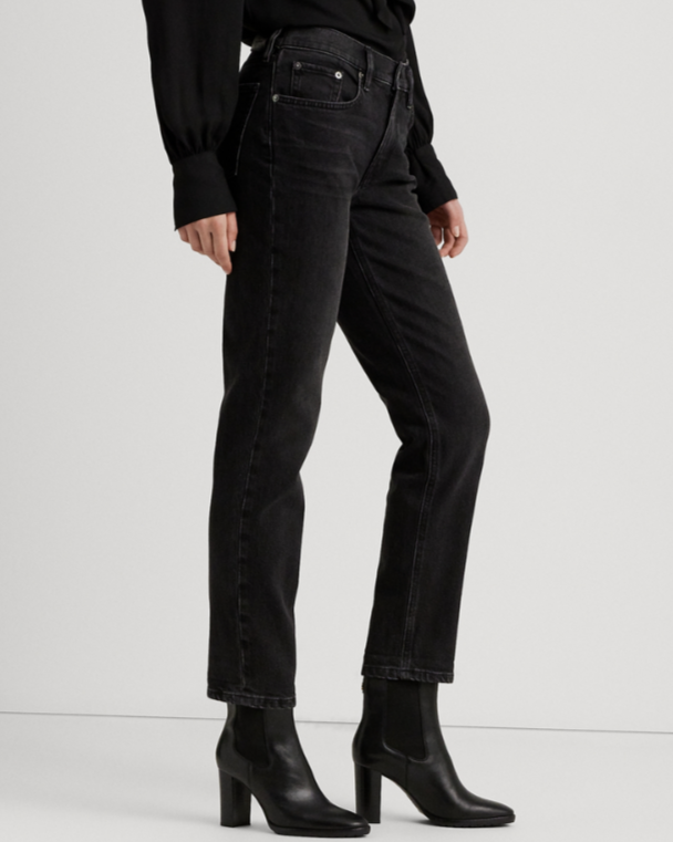 Lauren Ralph Lauren Relaxed Tapered Ankle Jeans MSRP $125