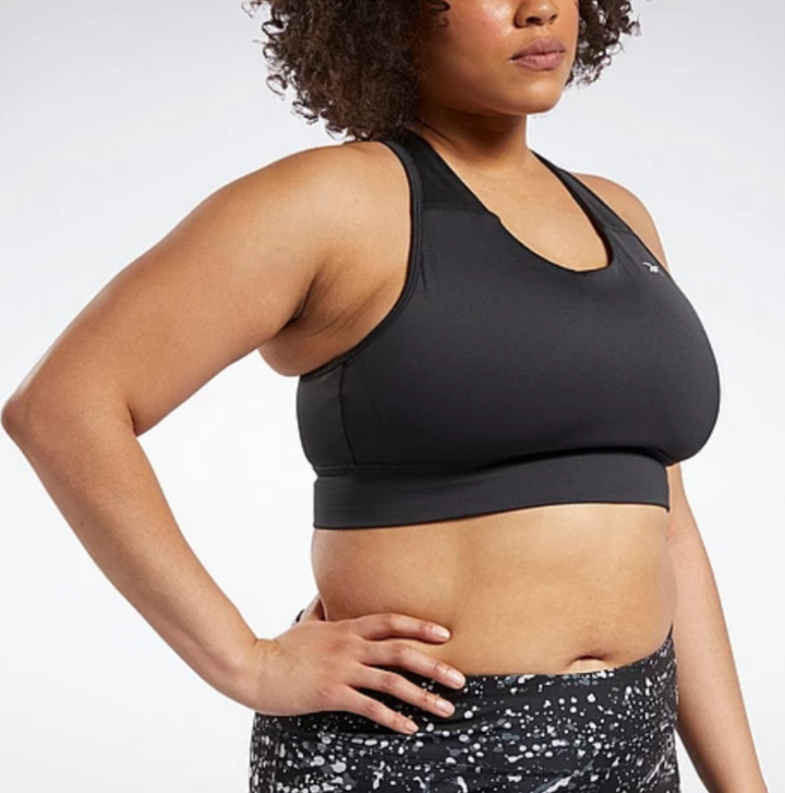 Reebok Plus Size Running Essentials High Impact Sports Bra MSRP $35