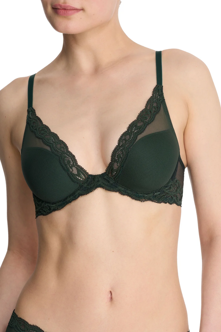 Natori Women's Feathers Plunge T-Shirt Bra MSRP $68