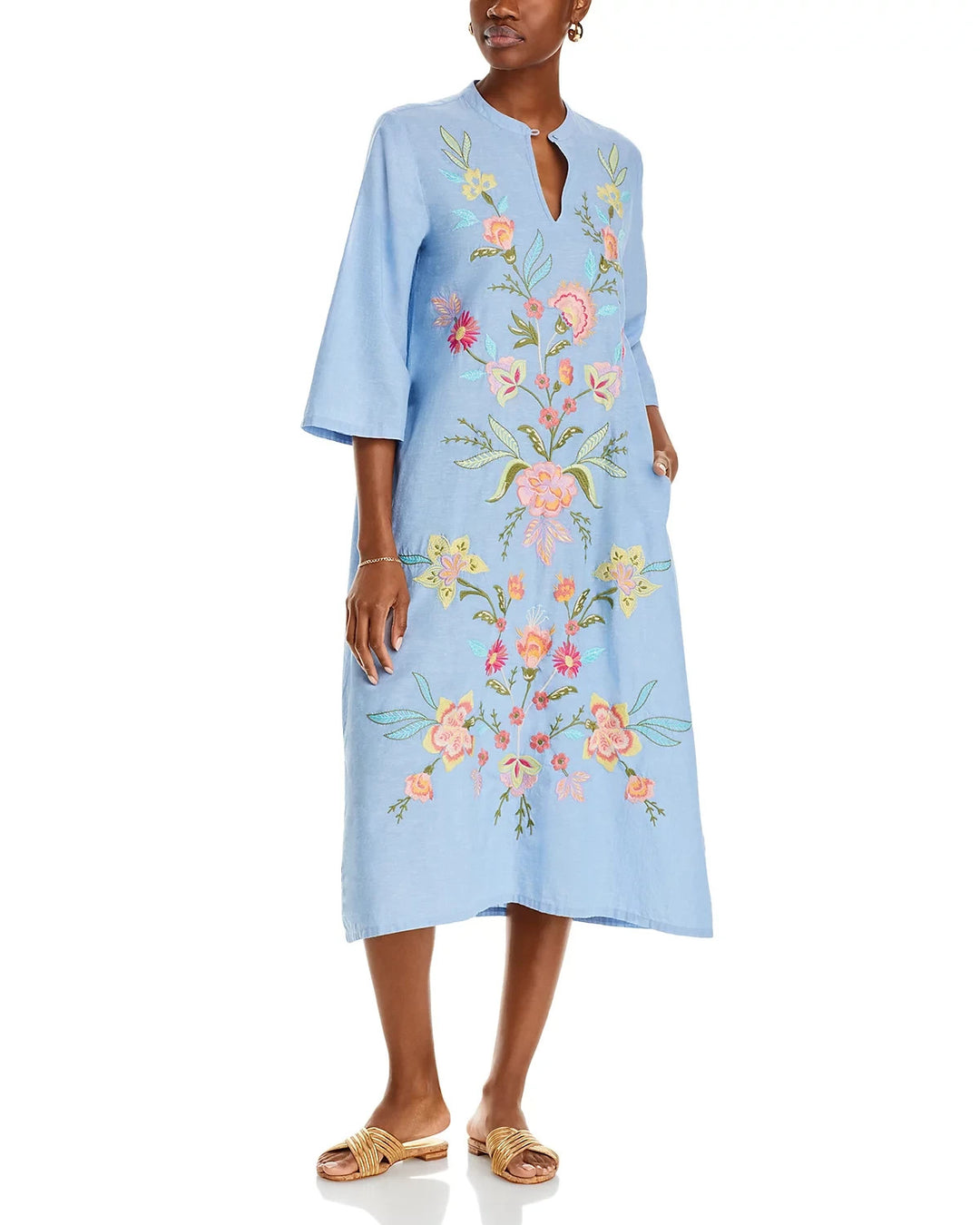 Johnny Was Camellia Cotton Dress MSRP $295