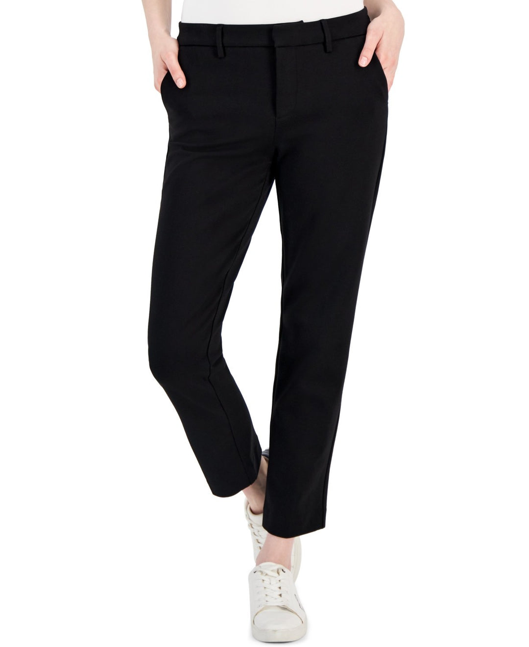 Tommy Hilfiger TH Flex Straight-Leg Ankle Ponte Pants MSRP $89