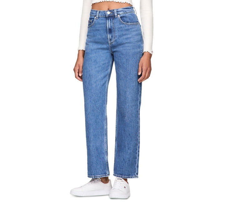 Tommy Jeans Layla High-Rise Slim Straight Leg Jeans MSRP $79