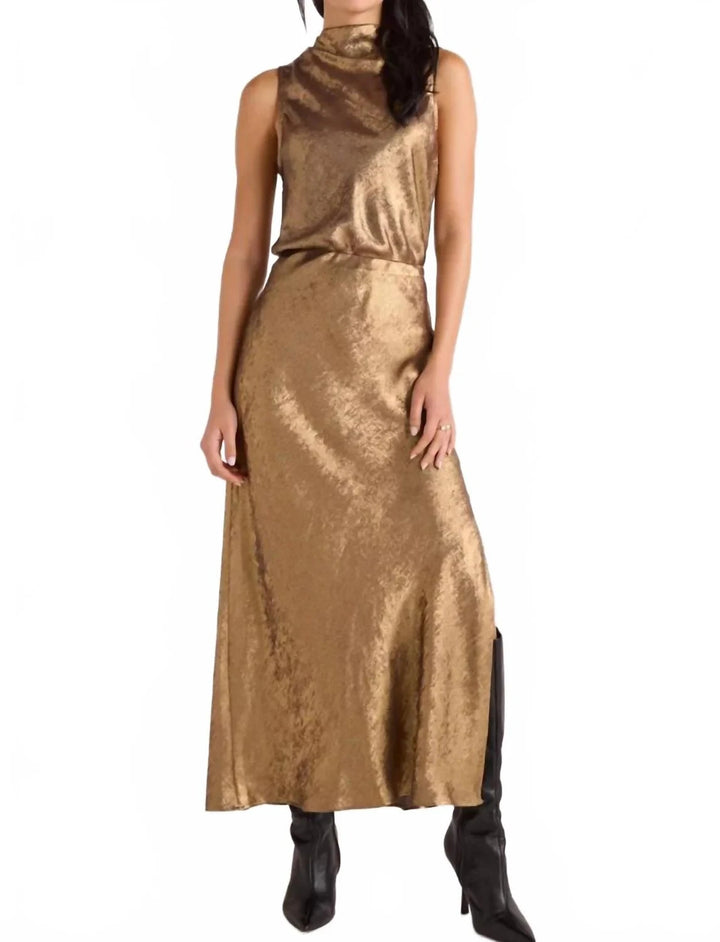 Bella Dahl Side Slit Bias Maxi Skirt MSRP $156
