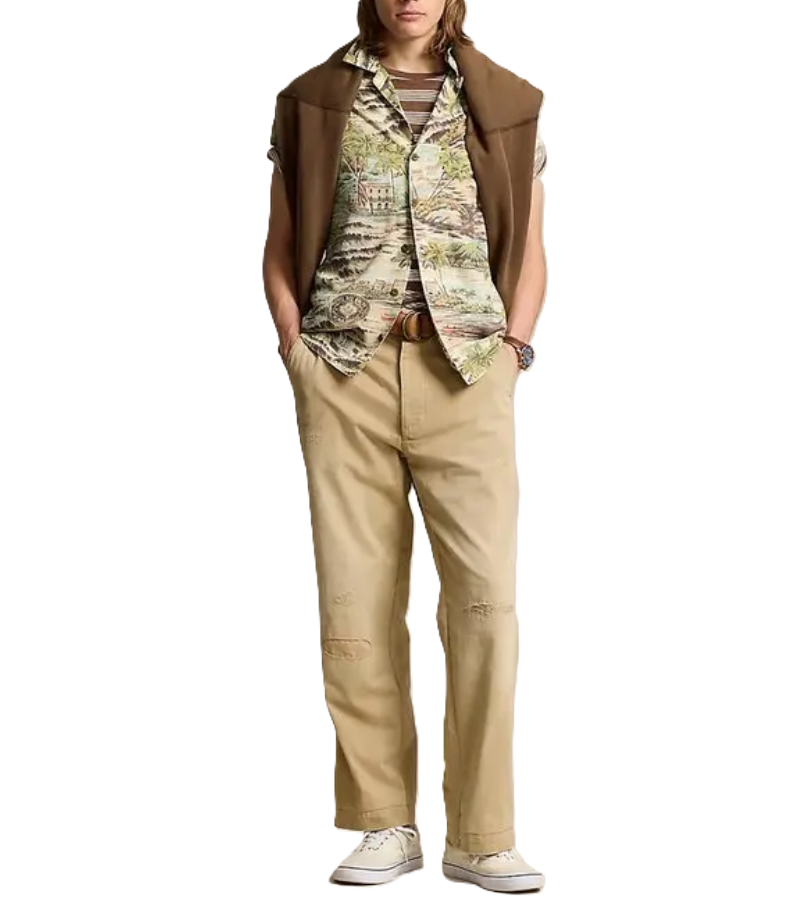POLO Ralph Lauren Classic Fit Printed Camp Shirt MSRP $168