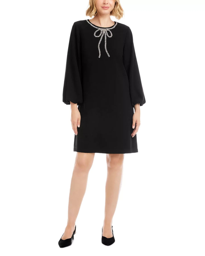 Karen Kane Rhinestone Bow Dress MSRP $188