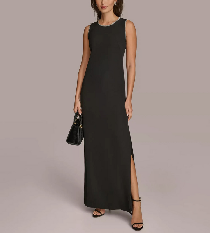 Donna Karan New York Rhinestone Trimmed Gown MSRP $239