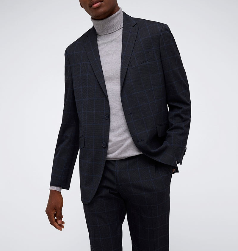 Kenneth Cole Reaction Men's Techni-Cole Slim-Fit Stretch Suit MSRP $395