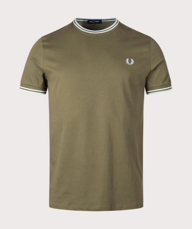 Fred Perry Twin Tipped Short Sleeve Tee MSRP $70