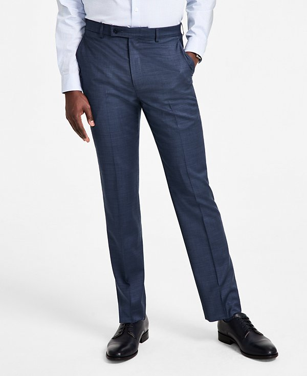 Calvin Klein Men's Slim-Fit Wool-Blend Stretch Suit Pants MSRP $200