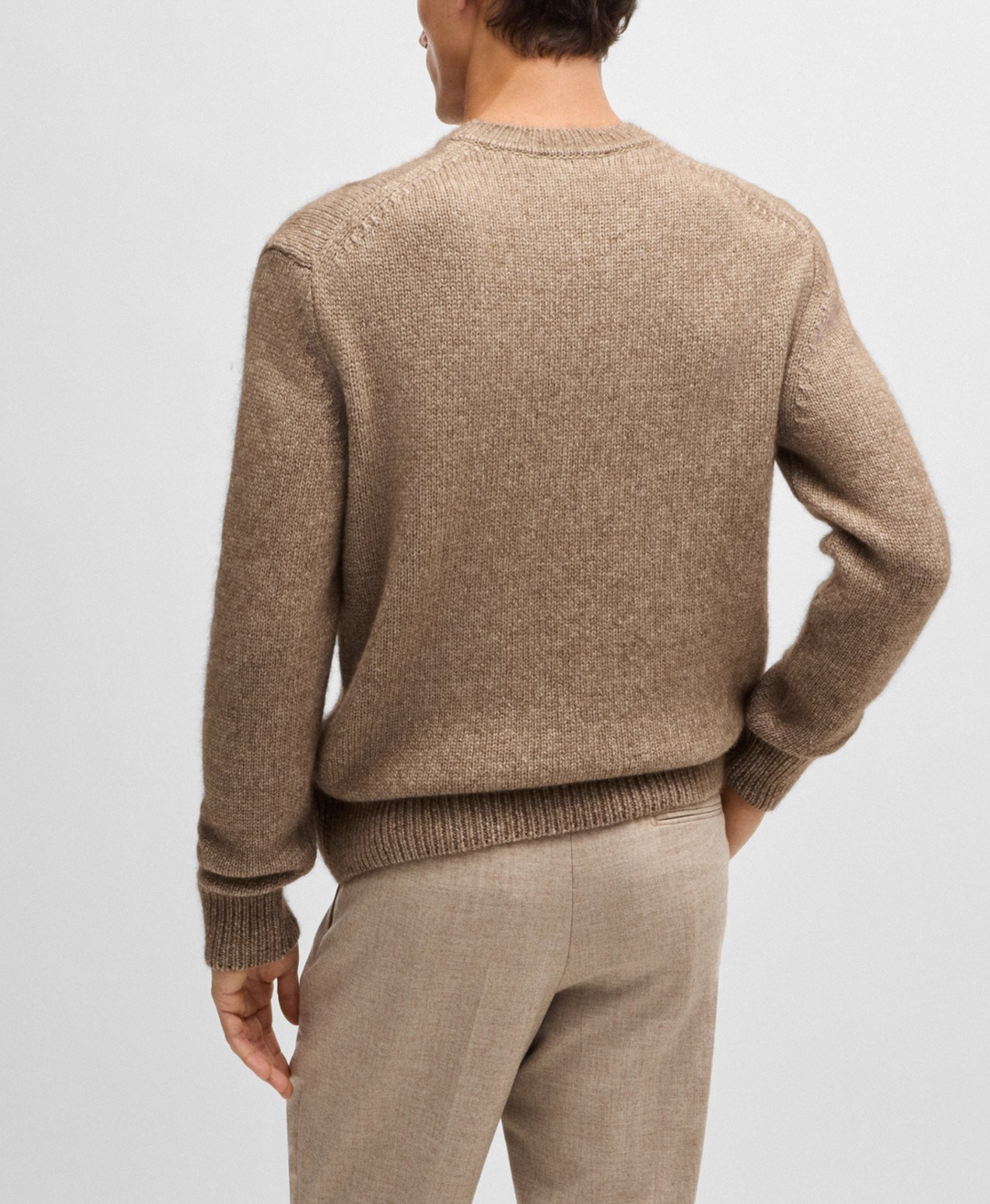 Boss Relaxed-fit sweater in wool MSRP $1095