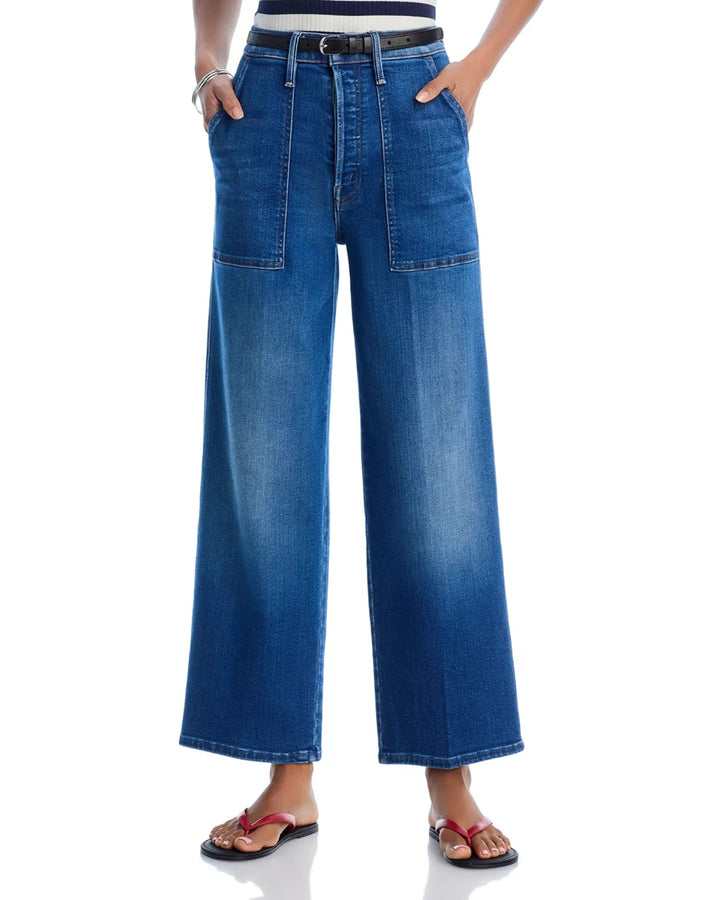 MOTHER The Stitch Up Maven Hover High Rise Jeans MSRP $268