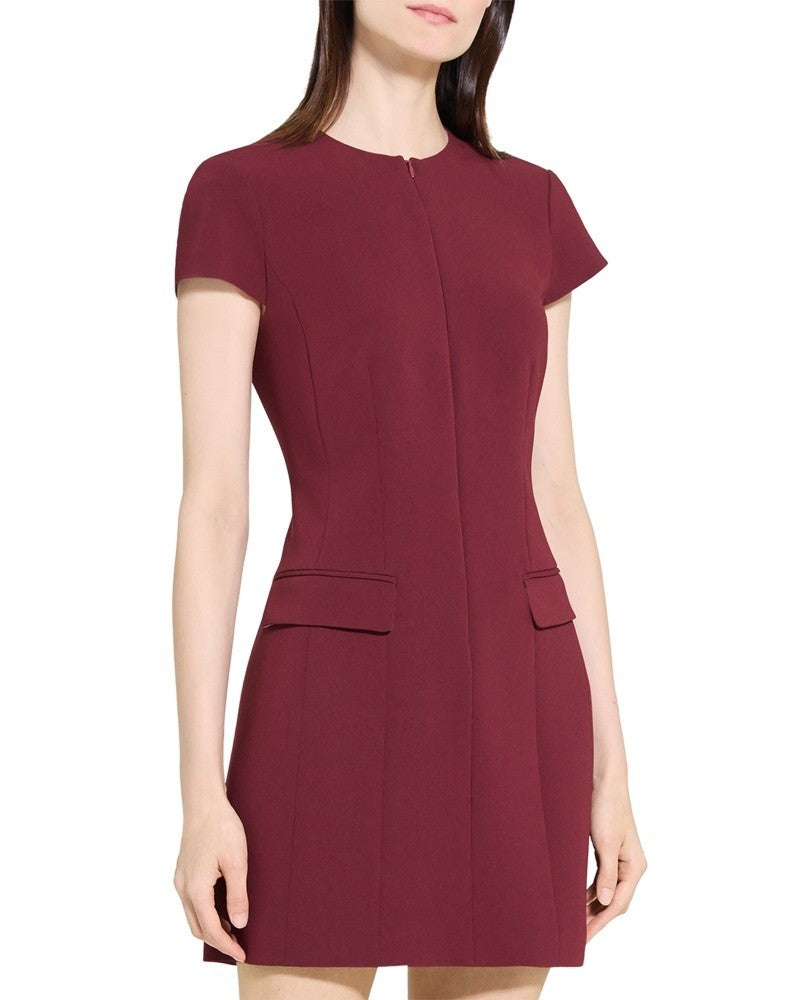 Theory Tailored Zip Front Dress MSRP $425