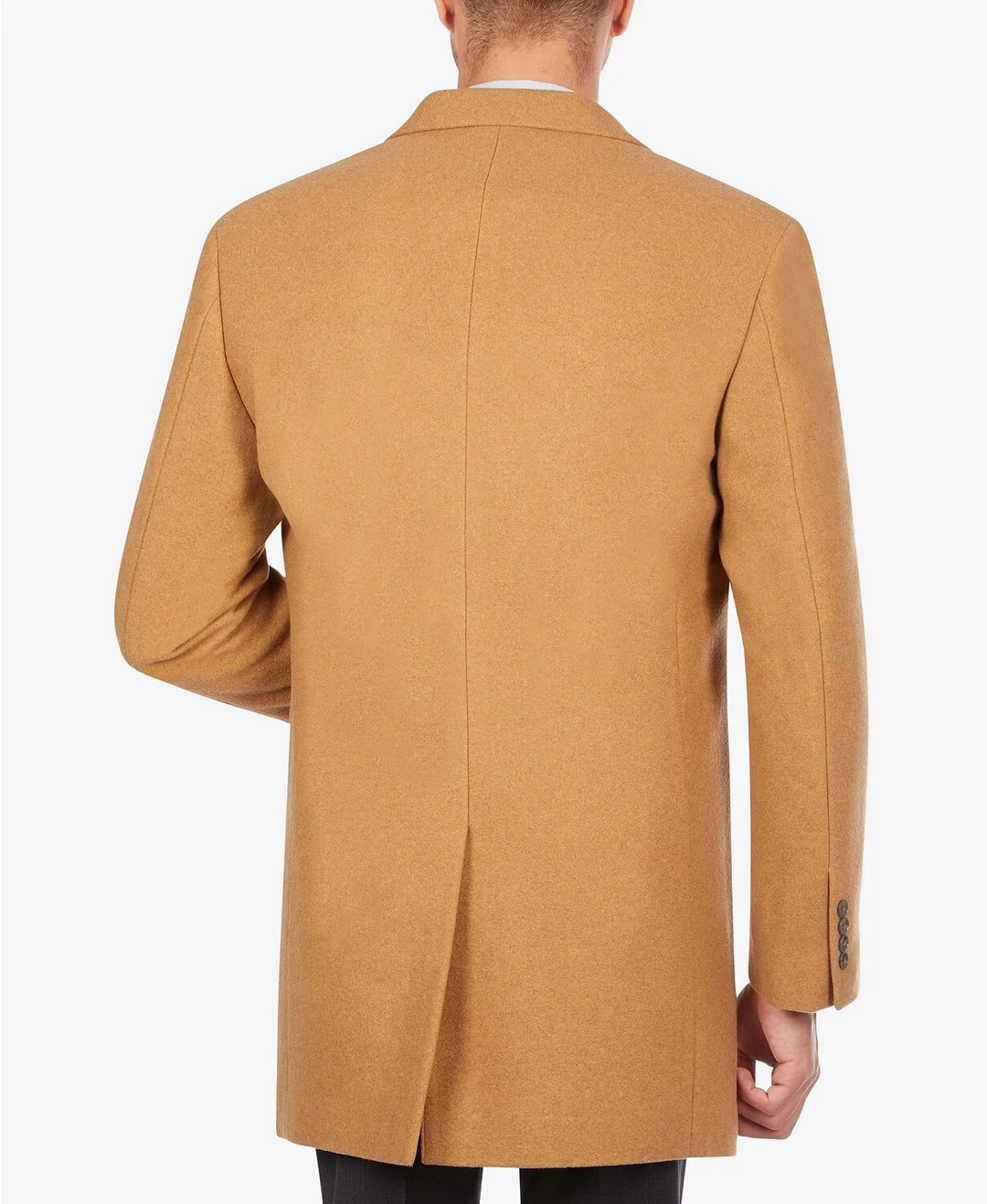 Calvin Klein Men's Prosper Wool-Blend Slim Fit Overcoat MSRP $395