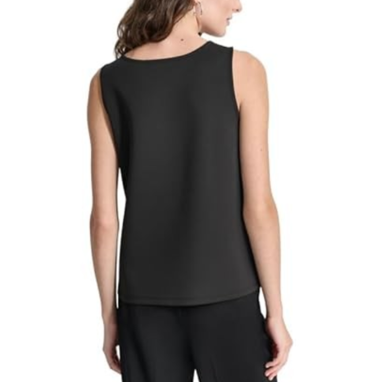 DKNY Sequined Scoop-Neck Sleeveless Tank Top MSRP $79