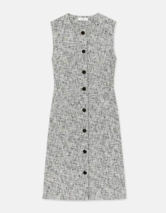 Lafayette 148 New York Button Front Dress MSRP $998