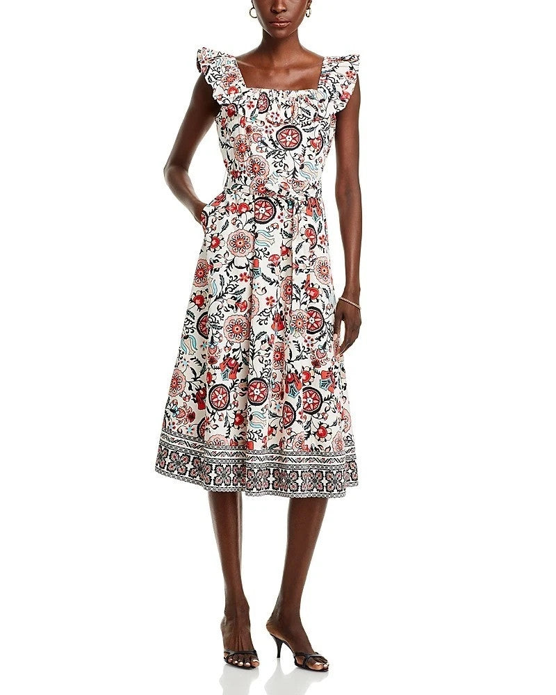 T Tahari Ruffle Trim Dress MSRP $148