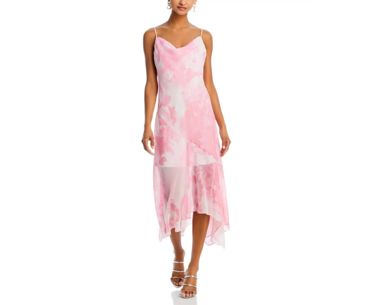 WAYF Rendezvous Cowl Neck Dress MSRP $99