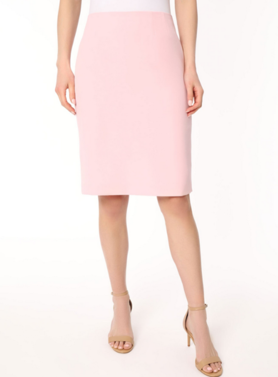 Kasper Stretch-Crepe Knee-Length Pencil Skirt MSRP $69