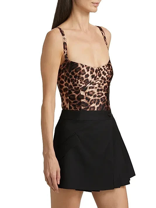 Good American Sweetheart Satin Bodysuit MSRP $109