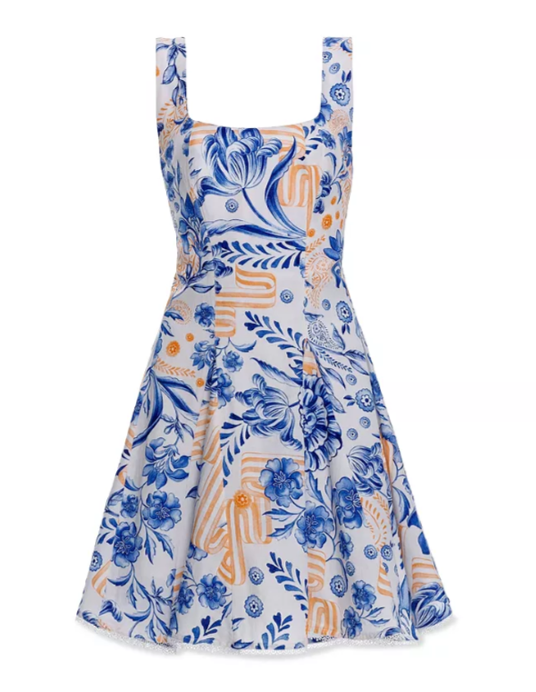 Agua Bendita Kristen Azure Dress MSRP $220