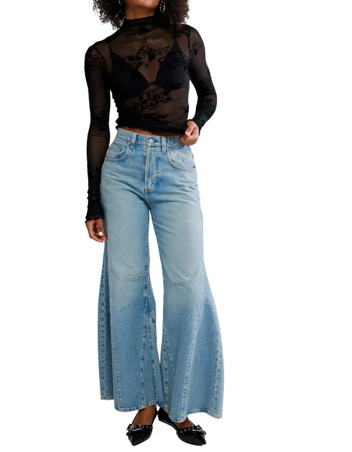 FREE PEOPLE You Decide Sheer Long Sleeve Top MSRP $48
