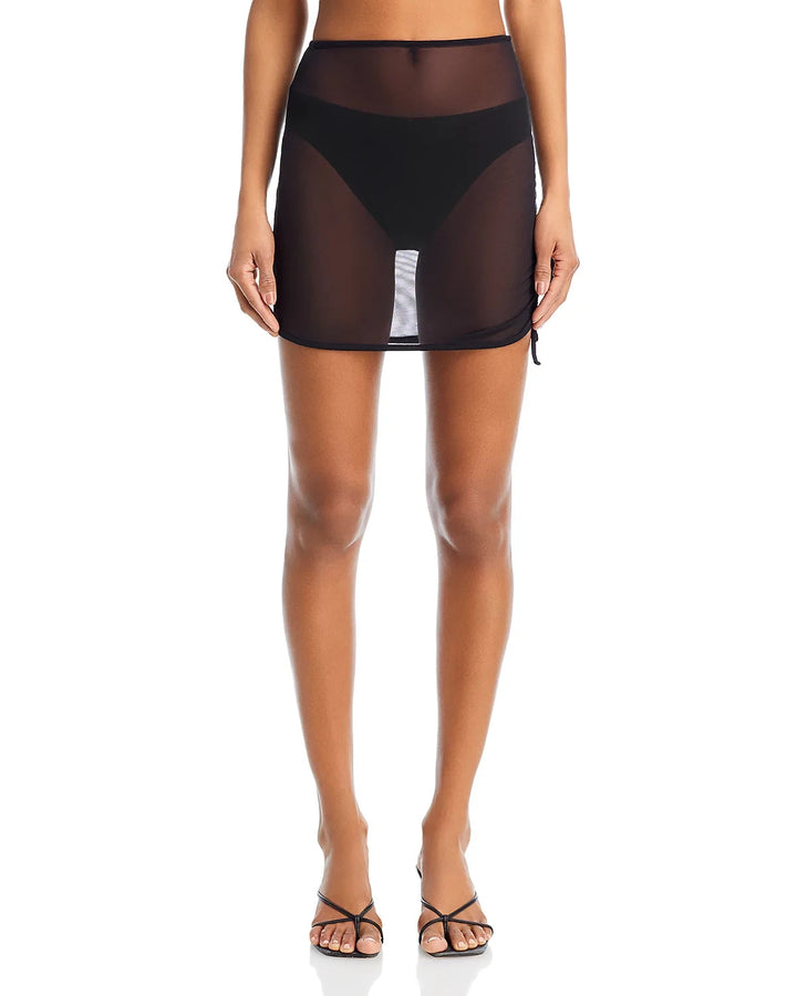 AQUA Mesh Cover Up Skirt MSRP $58