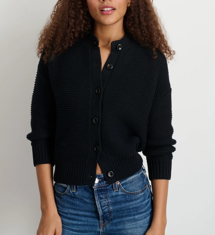 Alex Mill Nico Crewneck Cotton Cardigan MSRP $165