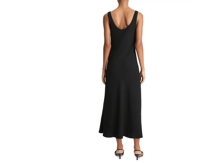 Vince Scoop Neck Slip Midi Dress MSRP $395