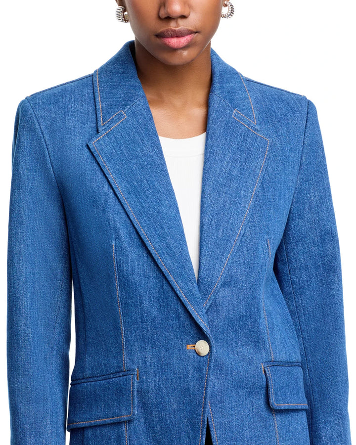 PAIGE Candace Denim Blazer MSRP $459