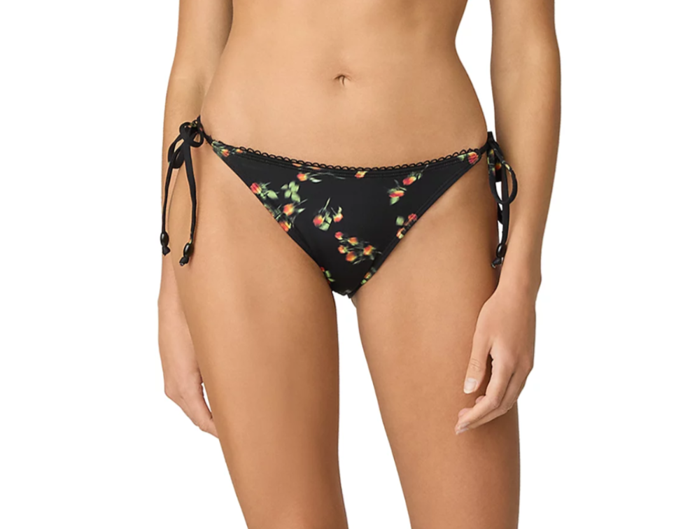 Shoshanna Blurred Floral String Bikini Bottom MSRP $170