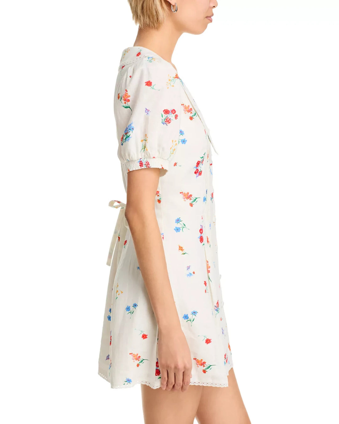 WAYF Berkleigh Collar Mini Dress MSRP $108