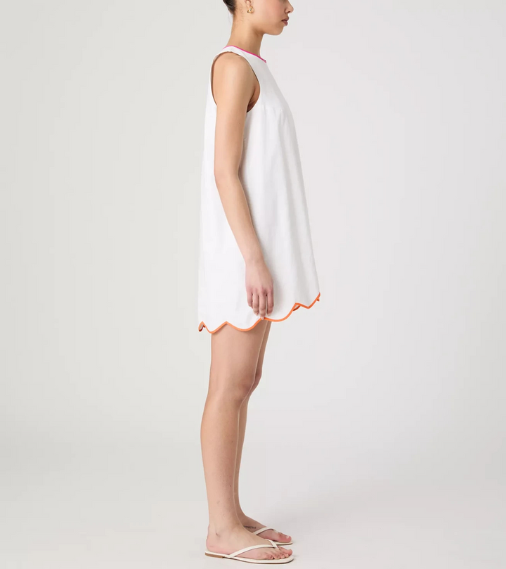 French Connection Alexis Cotton Poplin Shift Dress MSRP $138