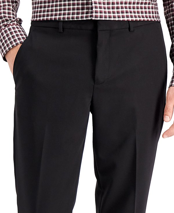 Perry Ellis Portfolio Men's Modern-Fit Stretch Solid Resolution Pants MSRP $95
