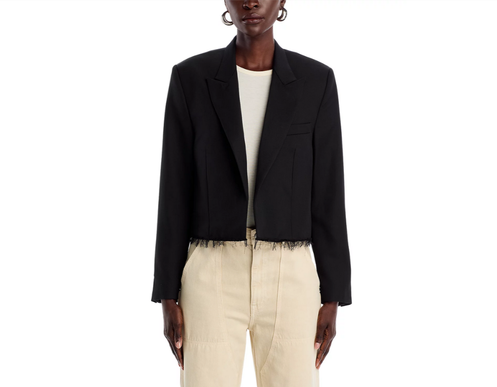 RE/DONE Cutoff Boyfriend Blazer MSRP $695