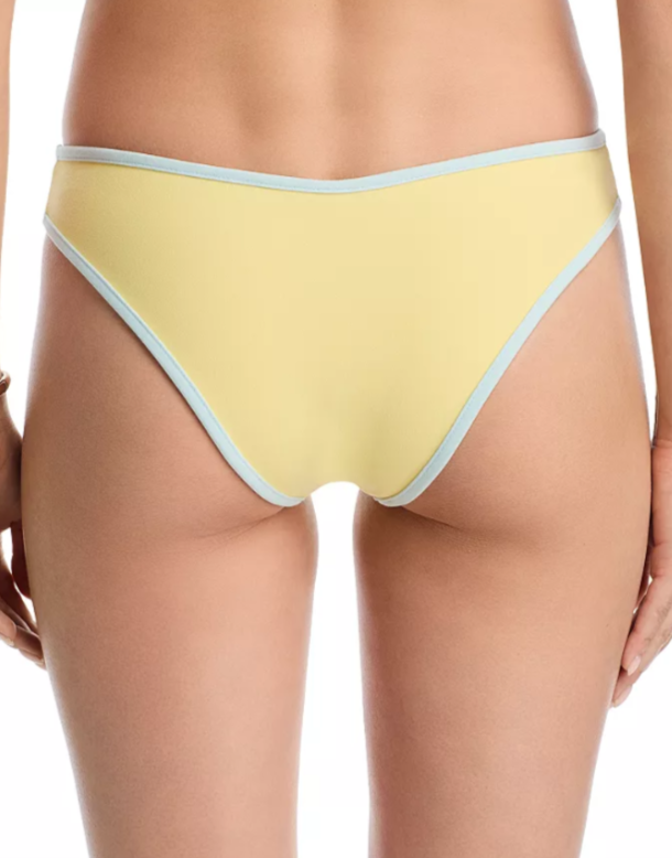 Montce Tori Ties Bandeau Bikini Top & Lulu Cheeky Bikini Bottom MSRP $230