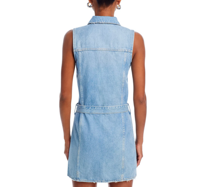 Rails Wilshire Belted Denim Dress MSRP $228