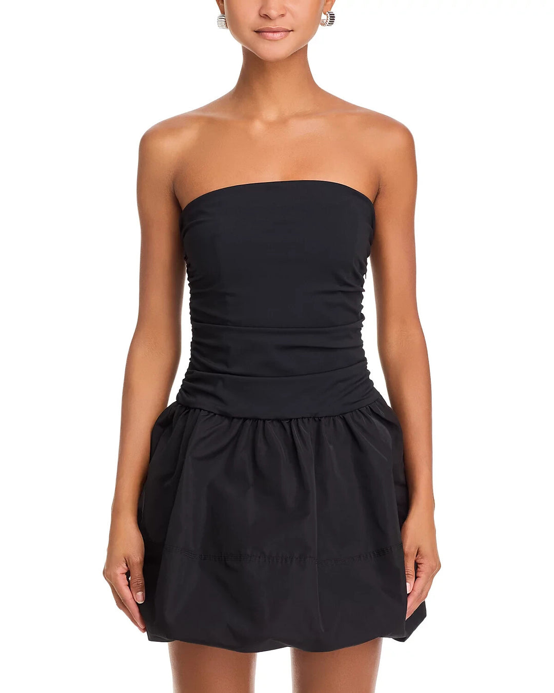 STEVE MADDEN Amari Ruched Mini Dress MSRP $89