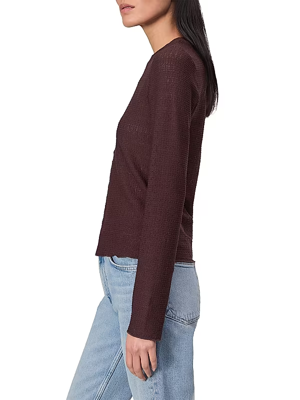 Rag & Bone Julia Long-Sleeve Top MSRP $178