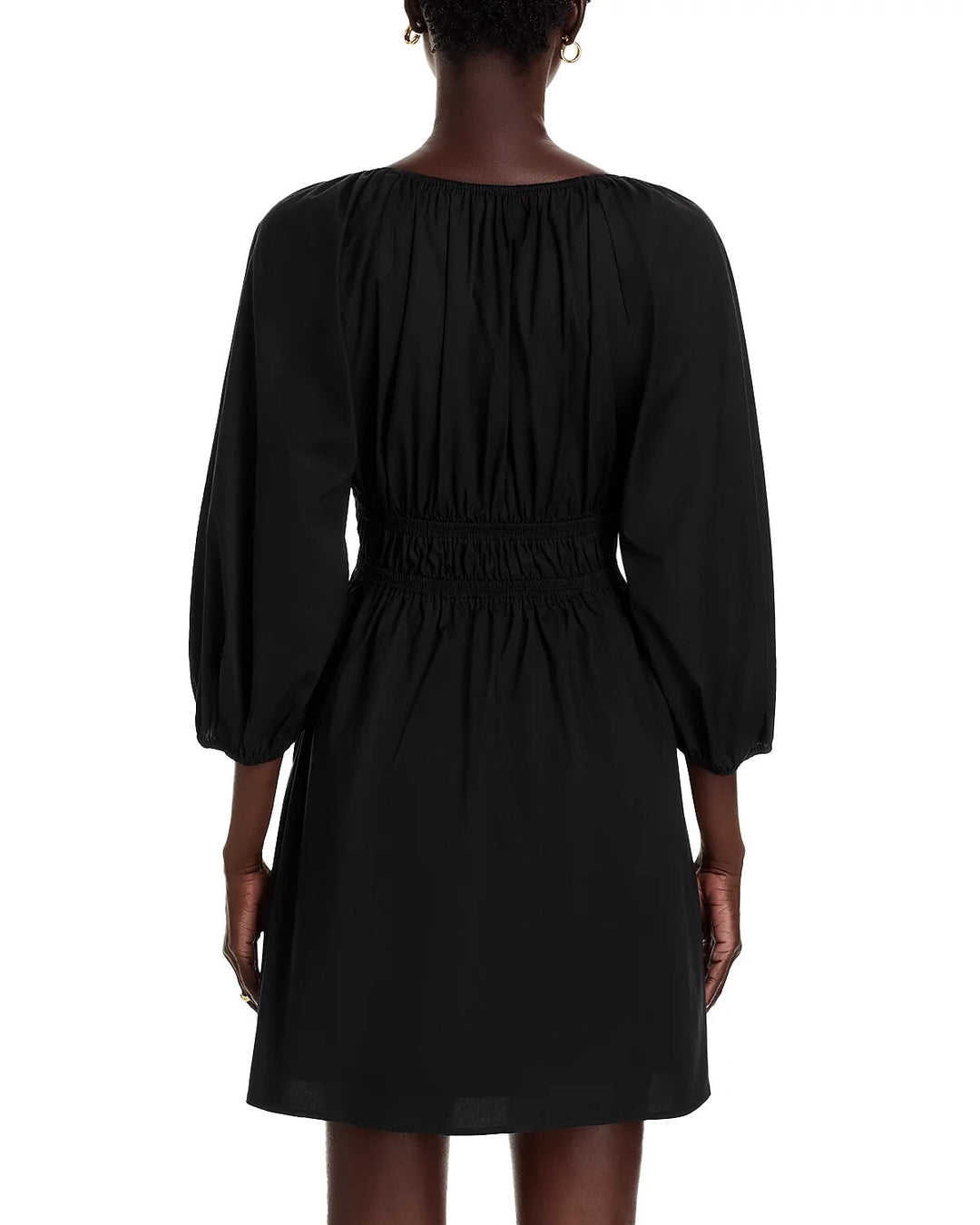WAYF Leighton Poplin Mini Dress MSRP $88