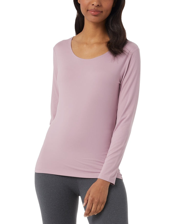 32 Degrees  Long-Sleeve Scoop-Neck Top MSRP $24