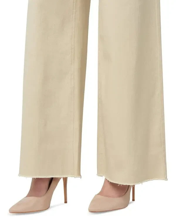 Hue High Rise Frayed Wide Leg Jeans MSRP $68