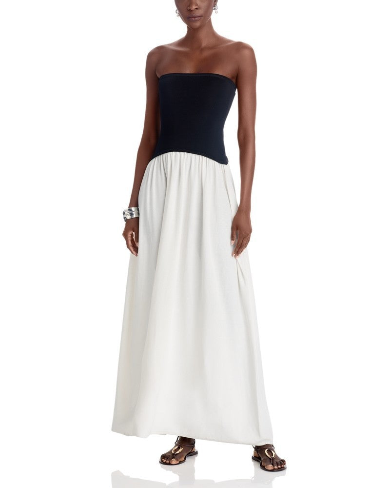 Solid & Striped the Strapless Soglio Dress MSRP $298