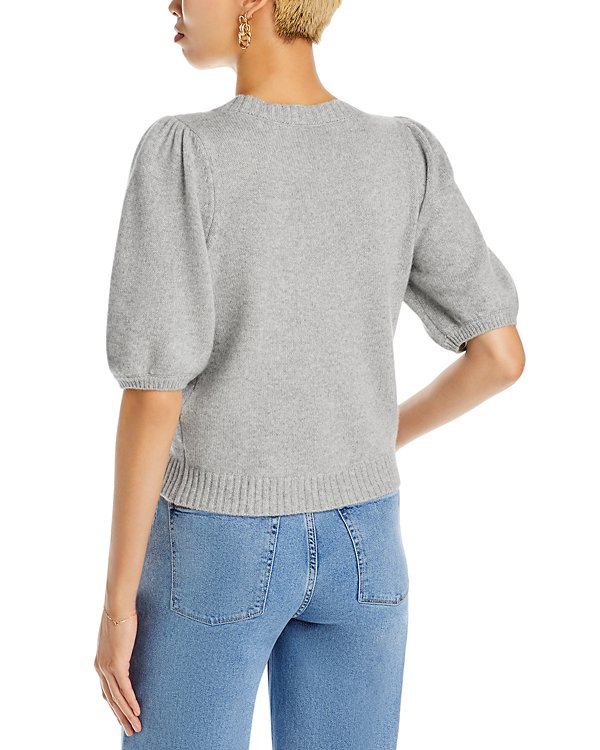 Paige Lucerne Cashmere Puff Sleeve Sweater MSRP $299