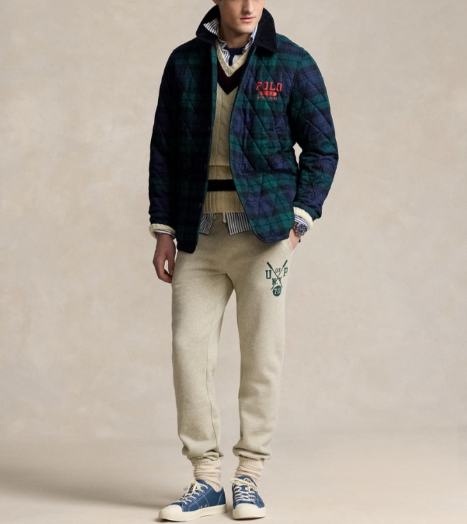 POLO Ralph Lauren Logo Plaid Barn Coat MSRP $498