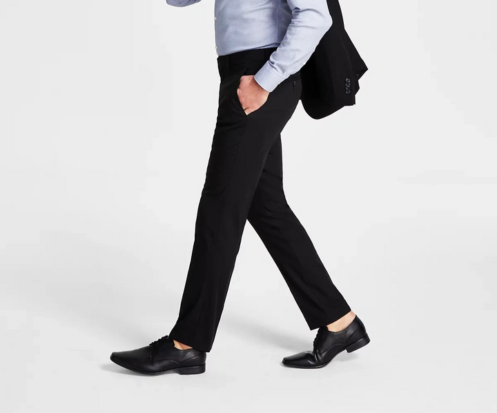Kenneth Cole Reaction Men's Techni-Cole Suit Separate Slim-Fit Pants MSRP $135