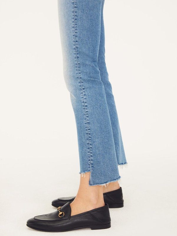 Mother The Insider Crop Step Fray Jeans MSRP $238