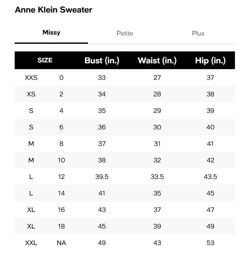 Anne Klein Women's Turtleneck Long-Sleeve Sweater MSRP $89