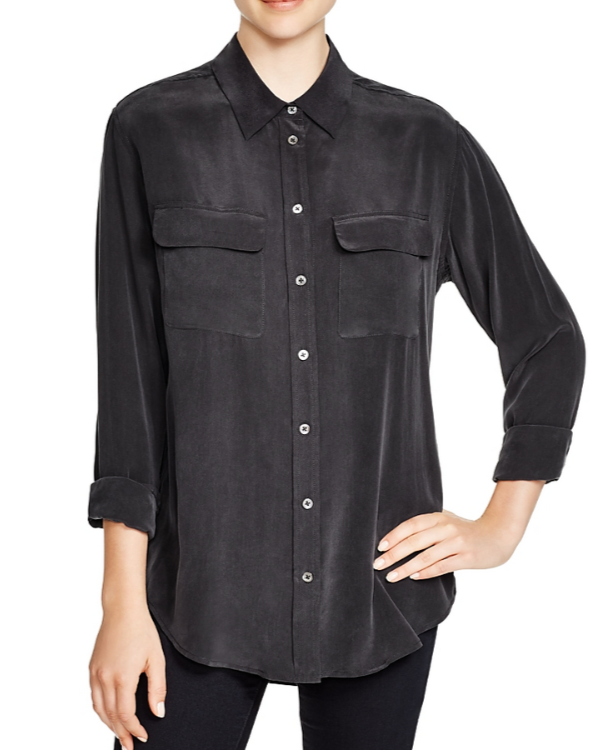Equipment Slim Signature Silk Shirt MSRP $230